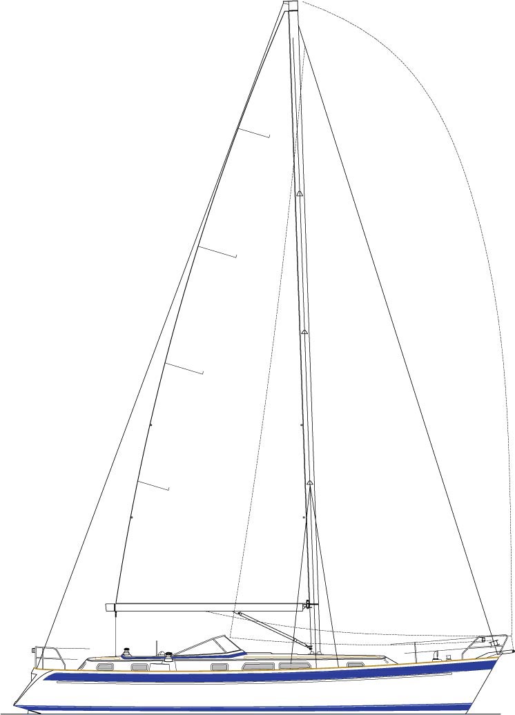 Hr43mk ii sail plan
