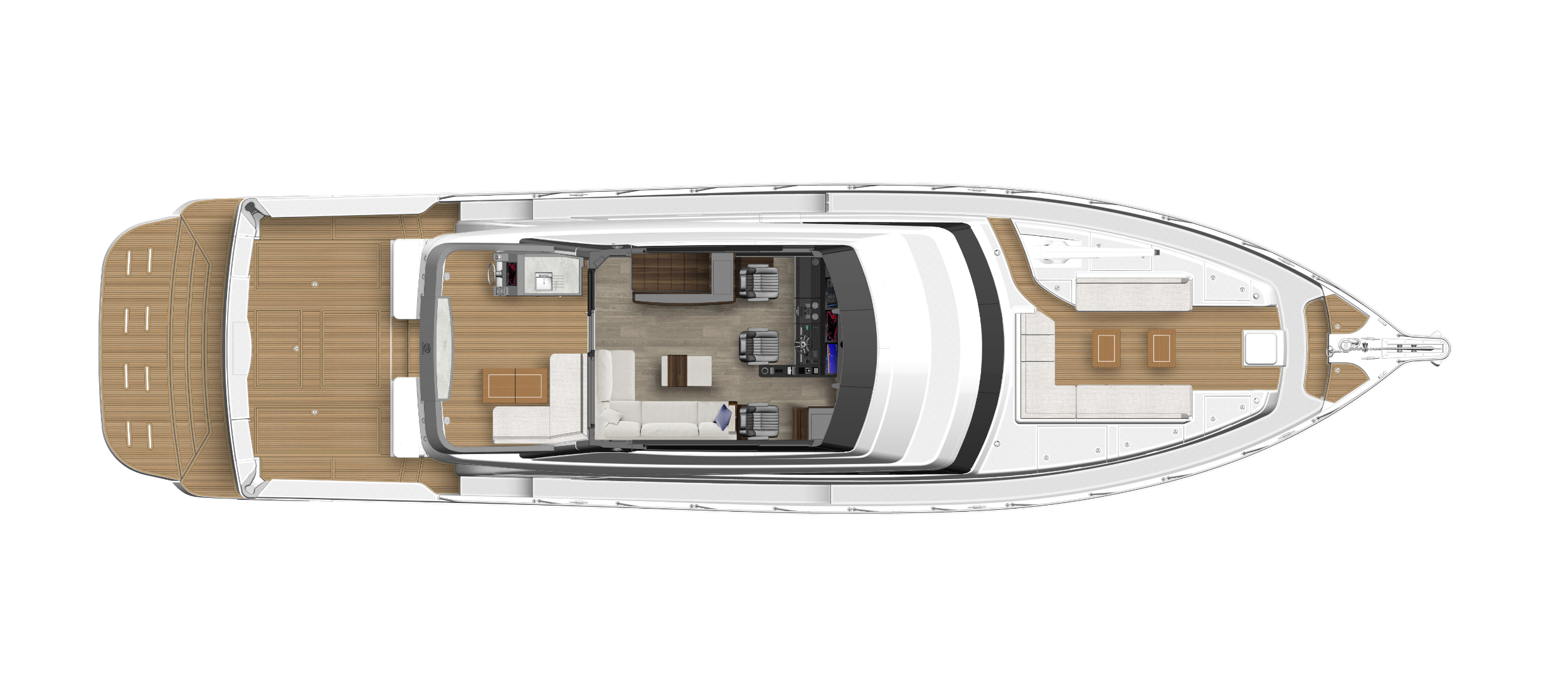 72-SMY-SII-GA-Flybridge-Deck-Triple-Helm-option-1