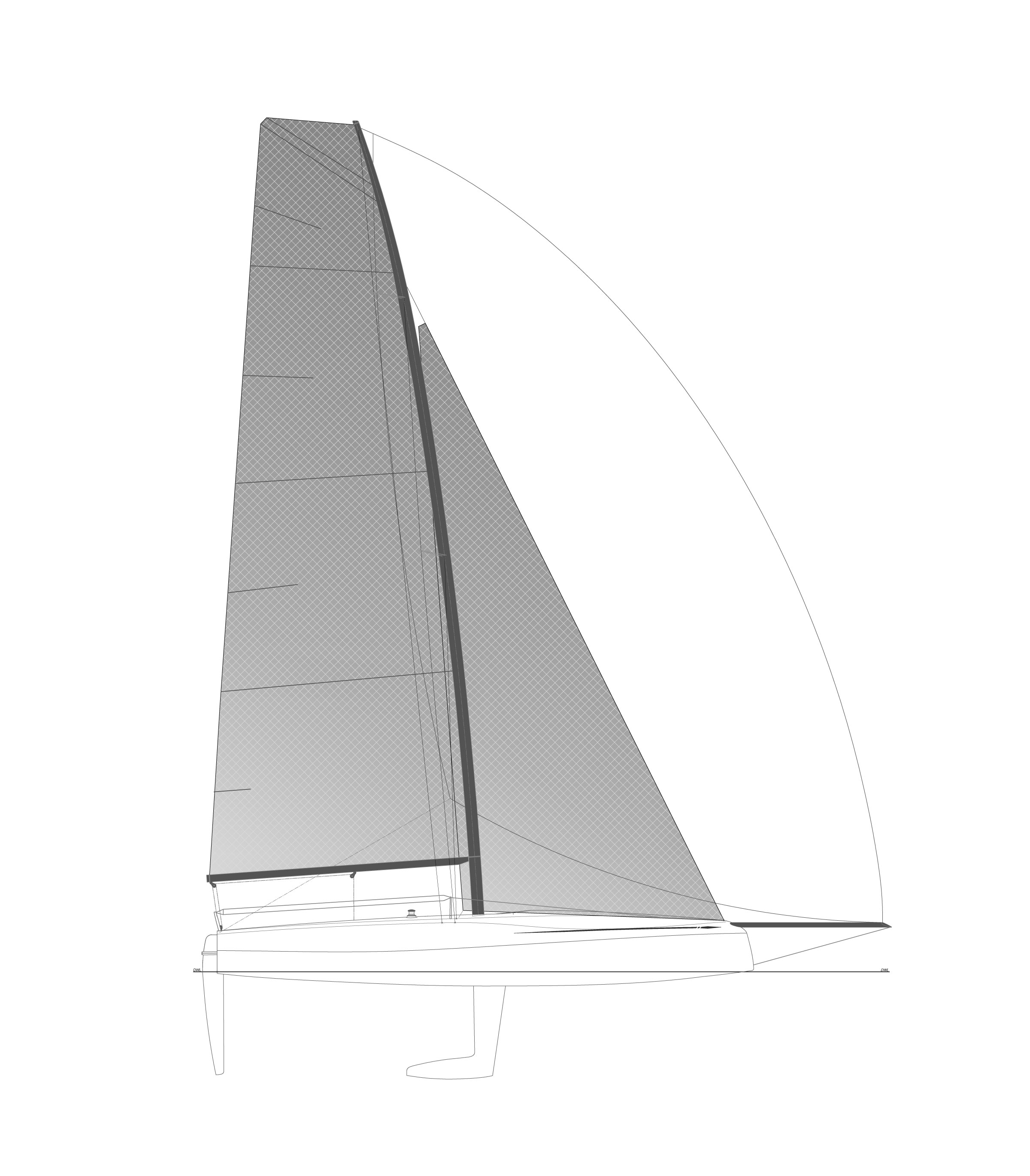 CS2X Preliminary Sail Plan Stick Plan