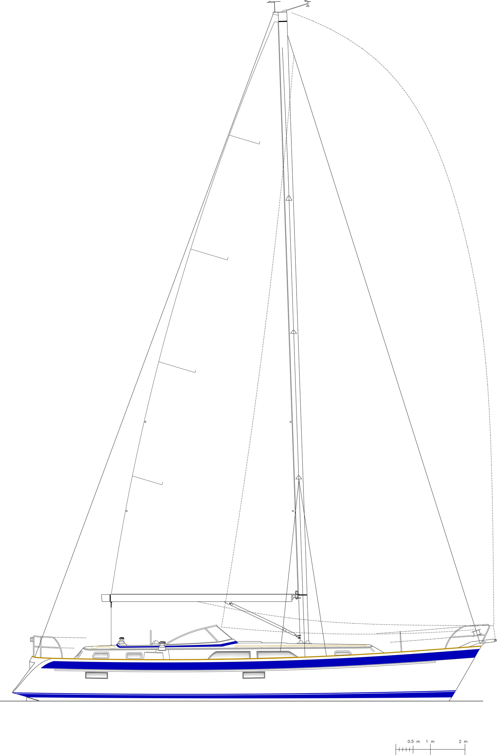 Hr43mk iii sail plan