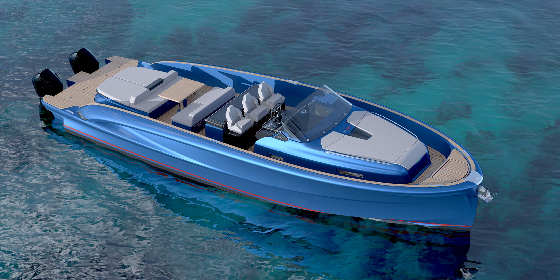 Solaris Power 40F Open Outboard — Foto 3