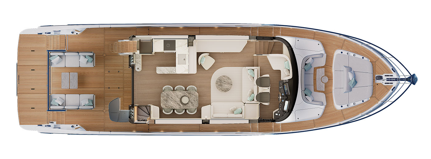 Navetta66 main deck layout
