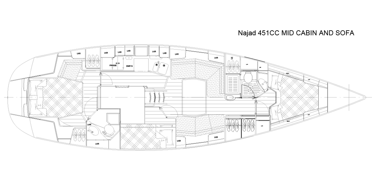 Najad 451 CC — photo 3