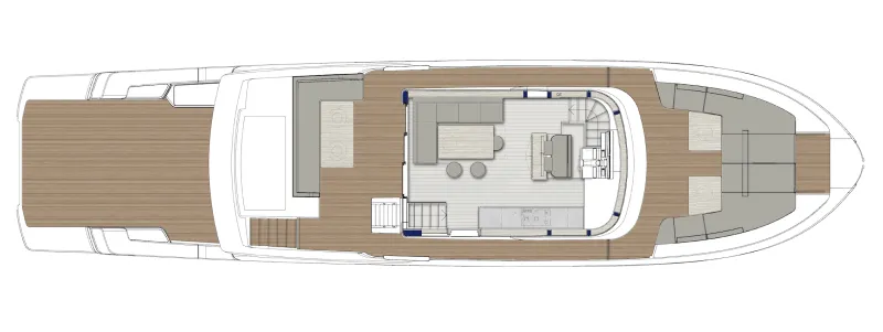 bluegame-yacht-bgx73-upper-deck