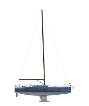Profile first44 cruising shortkeel