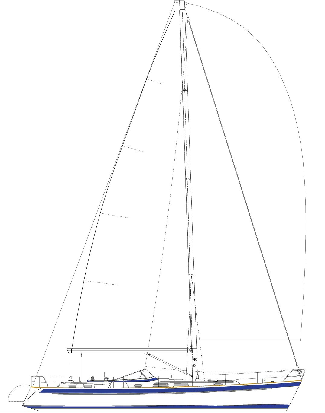 Hr54 sail plan