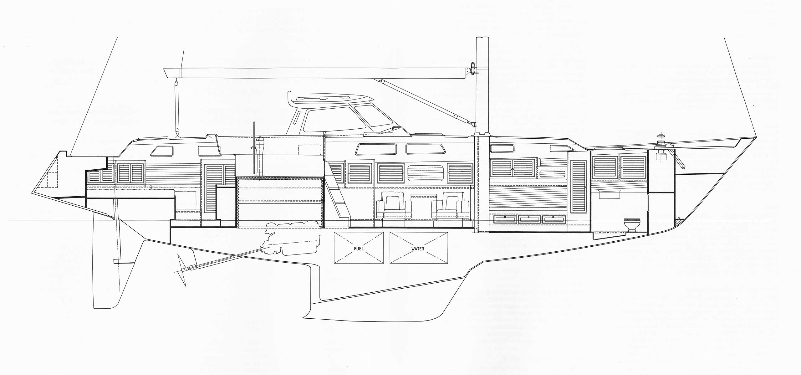 Hallberg rassy53 side viewinterior