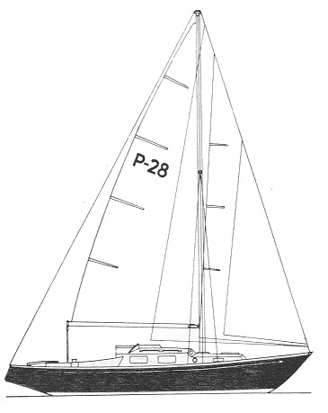 P28 sail plan