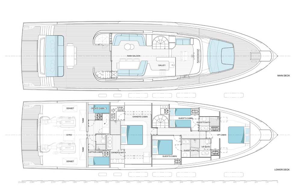 Yacht-a-motore-Mylius-M76P-layout-A