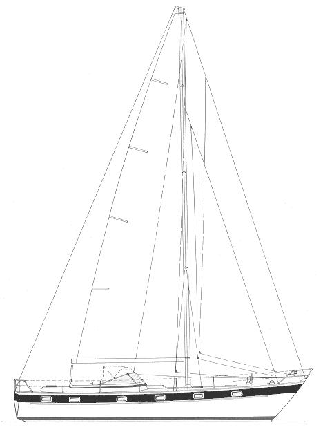 49 sail plan sloop