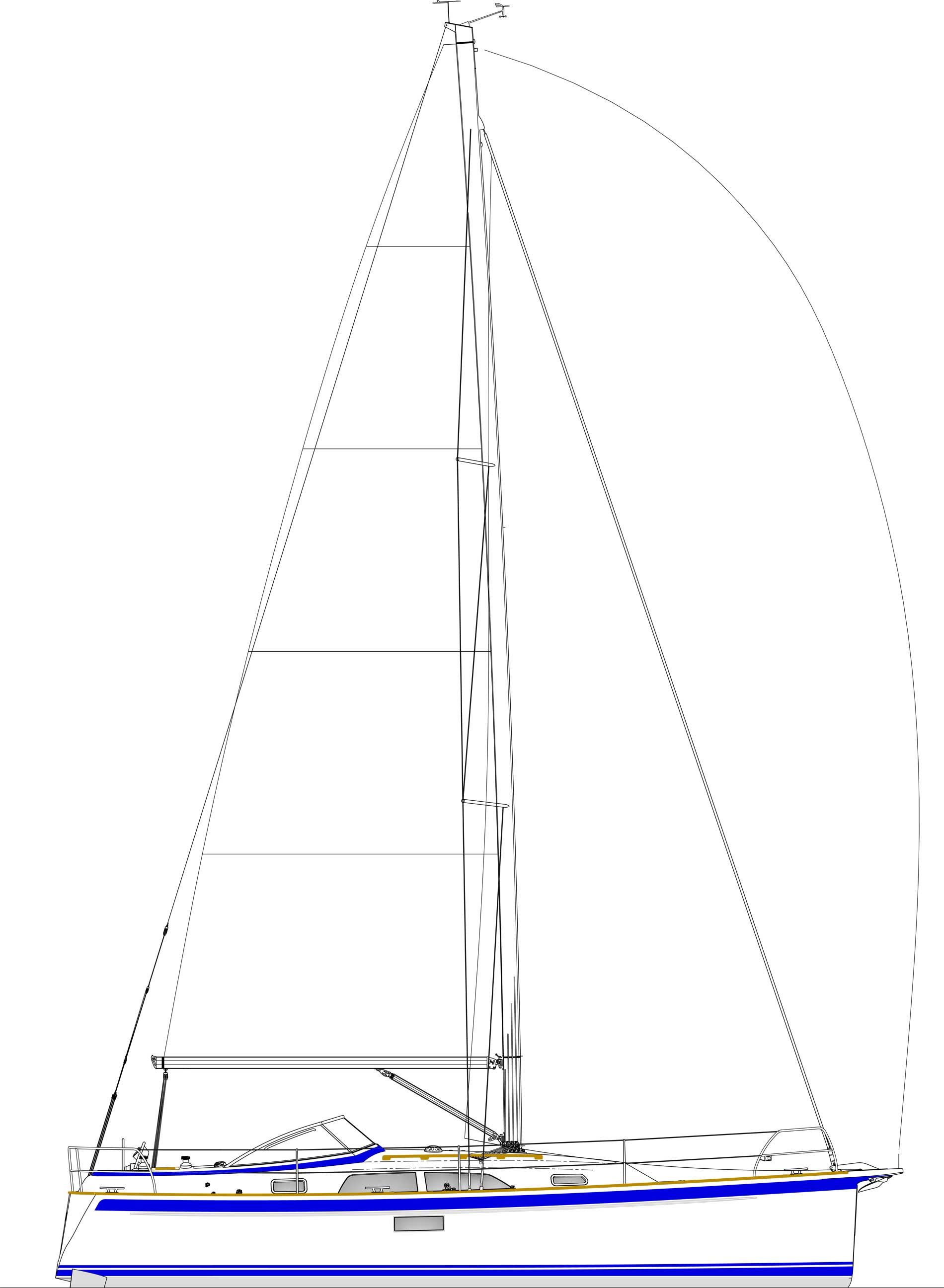 Hr340 sail plan