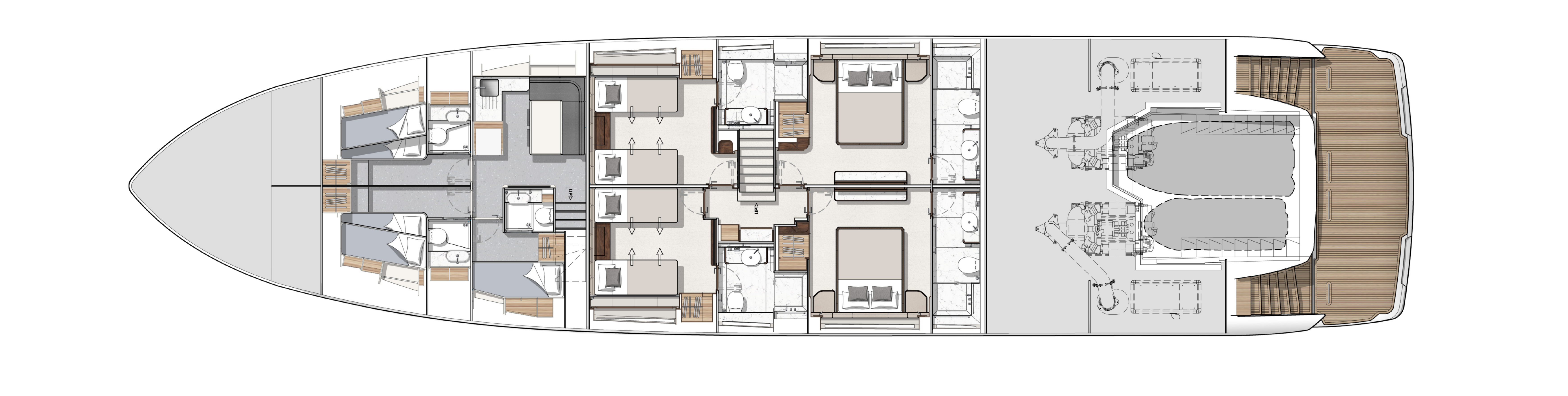100 Yacht profile