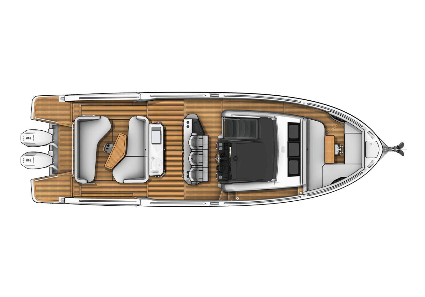 Gt40open layout pont principal ob standard main deck ob standard