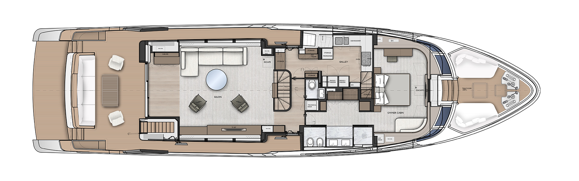 SD96 main deck