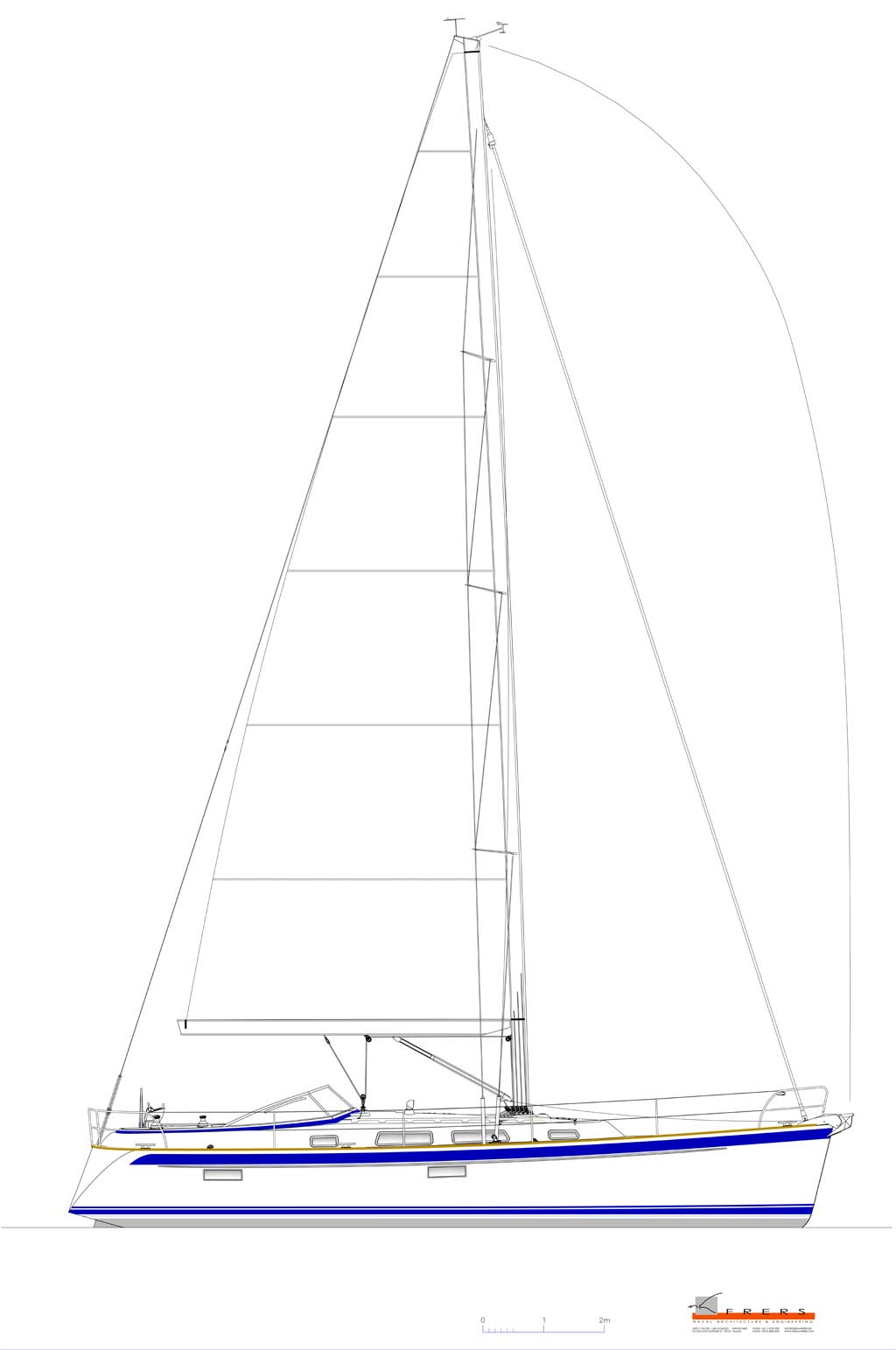 Hr412 sail plan