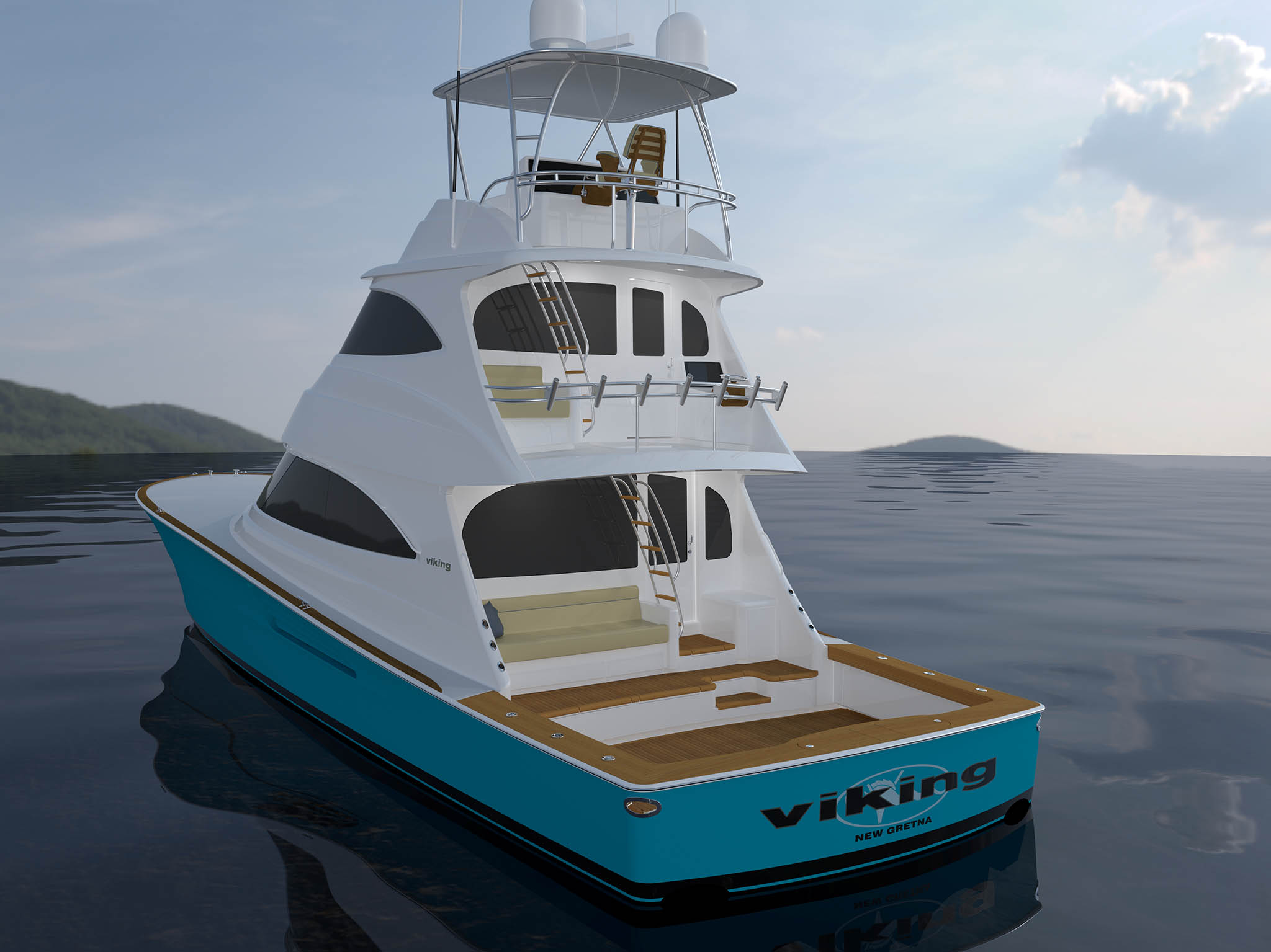 Viking Yachts 70 Sky Bridge — photo 3