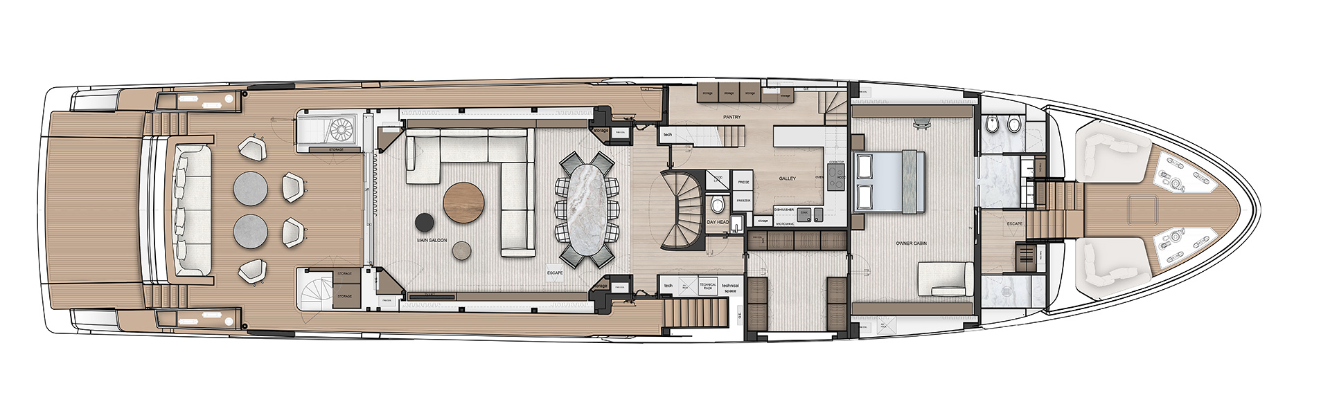 SD118 main deck