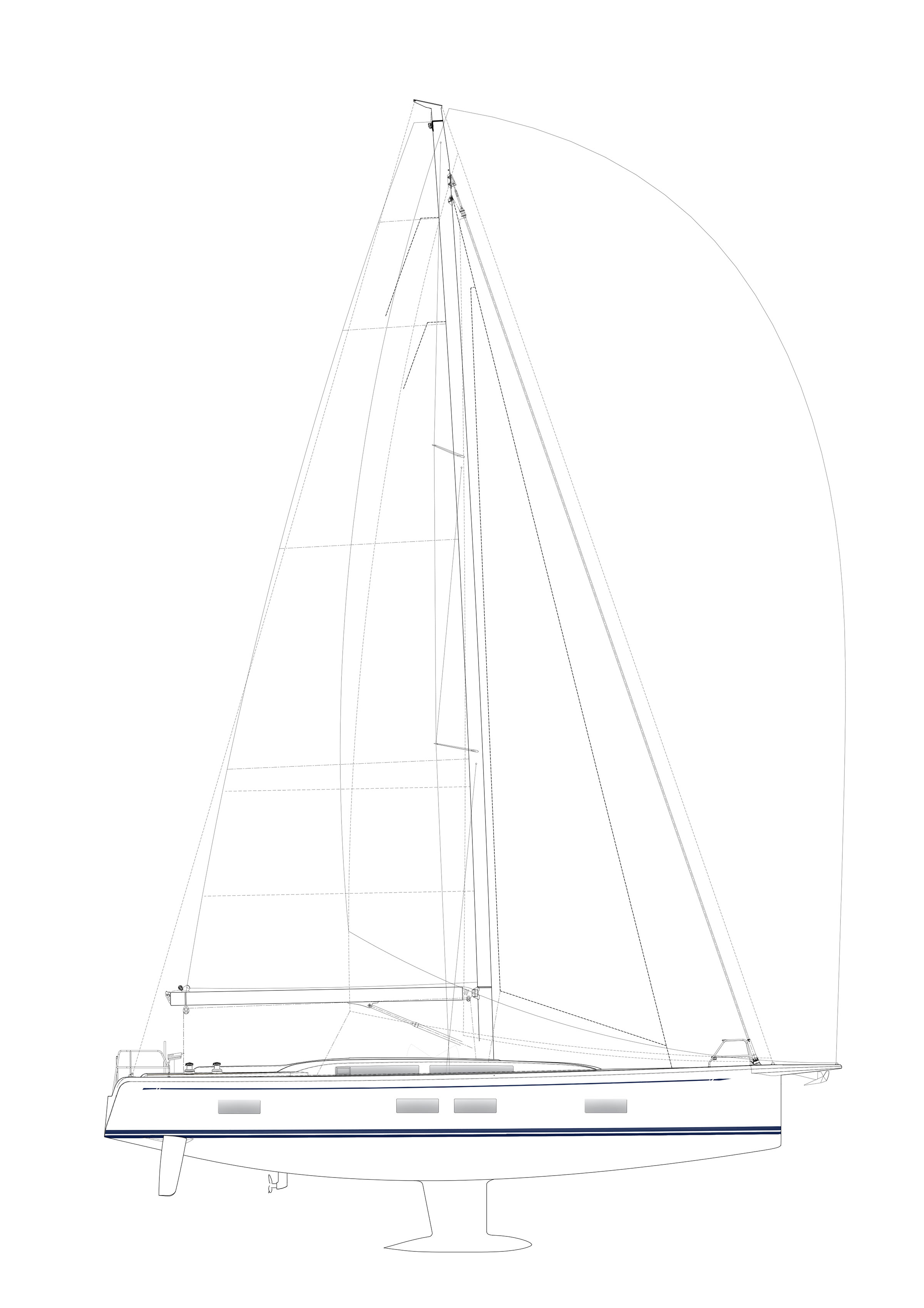 246249C Swan 51 Preliminary Sail Plan Clean