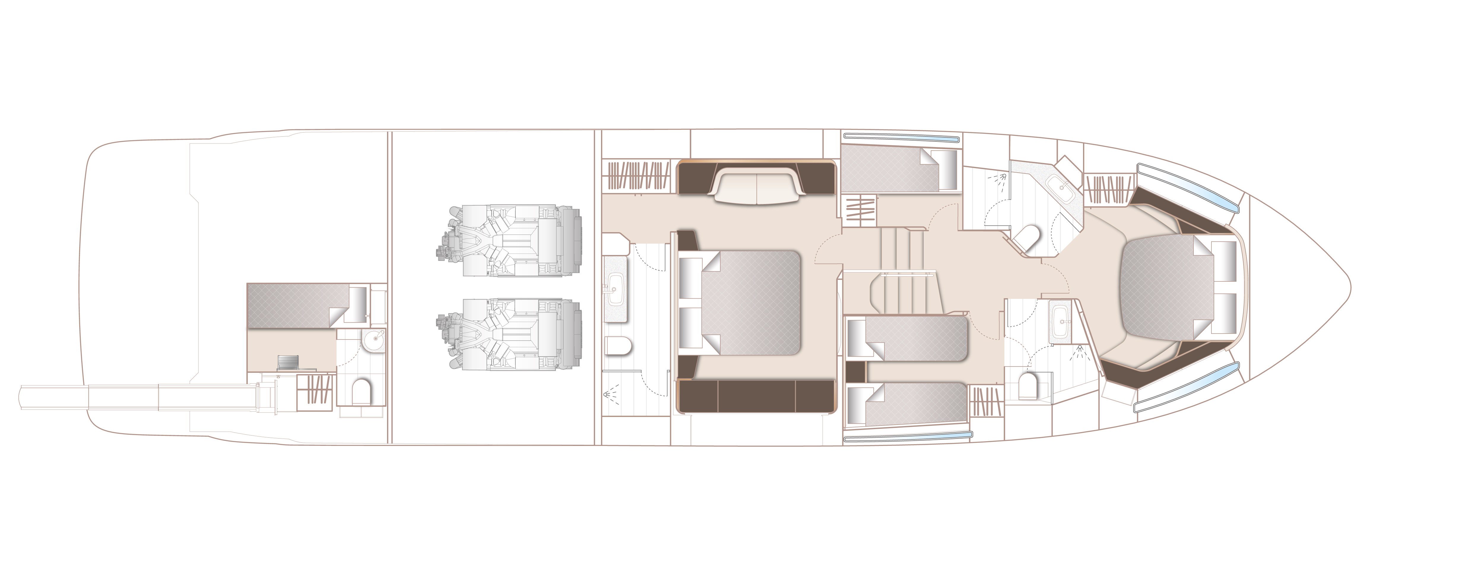 V65 lower deck